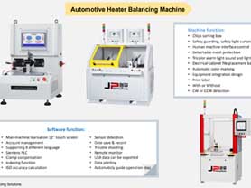 Automotive Fan Heater Balancing Machine