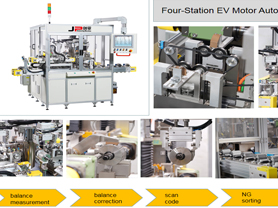 EV Motor Four Station Automatic Balancer