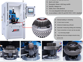 JP Gear Vertical Drilling Automatic Balancing Machine