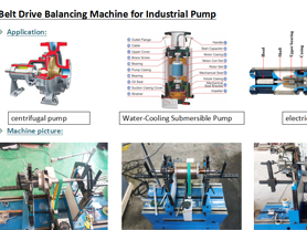 JP Belt Drive Balancing Machine for Industrial Pump