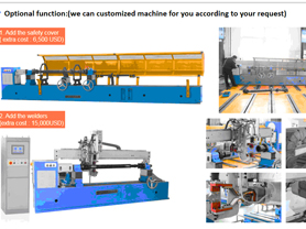 Drive Shaft Balancing Machine with Cover and Welder