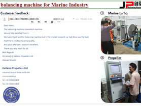 Balancing Machines for Marine Applications