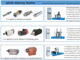 High Speed Spindle Balancing Machine