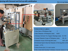 Auto Position Balancing Machine for Rotors