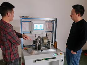 EV Motor Belt Balancing Machine